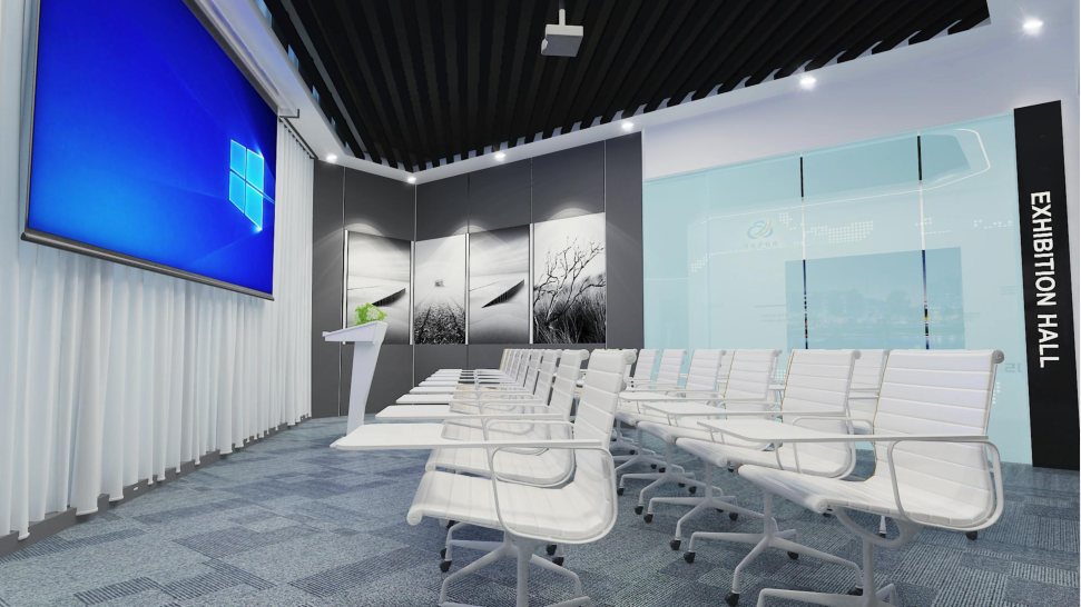 展示與辦公銜接一體的多功能空間設計 展示與辦公銜接一體的多功能空間設計