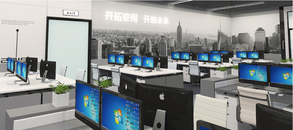 展示與辦公銜接一體的多功能空間設計 展示與辦公銜接一體的多功能空間設計