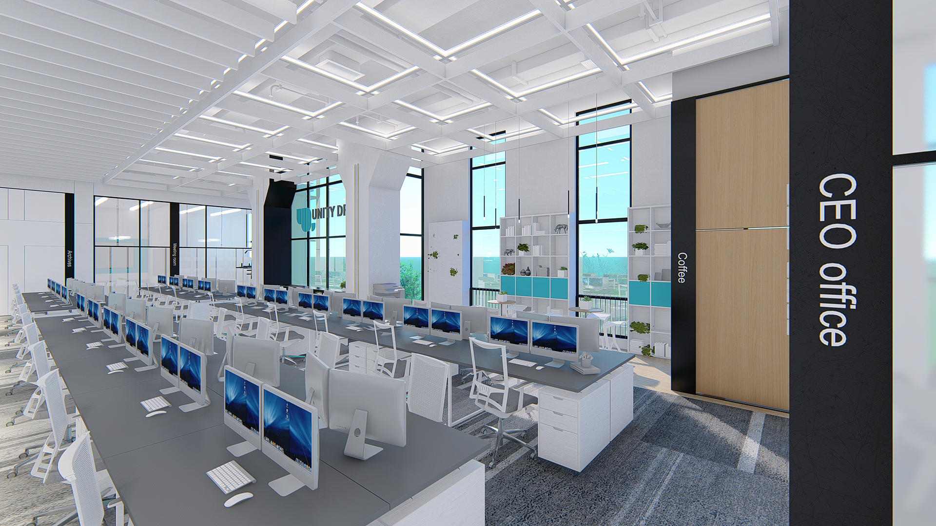 美域設計丨工作與休息完美平衡的多功能辦公空間 美域設計丨工作與休息完美平衡的多功能辦公空間