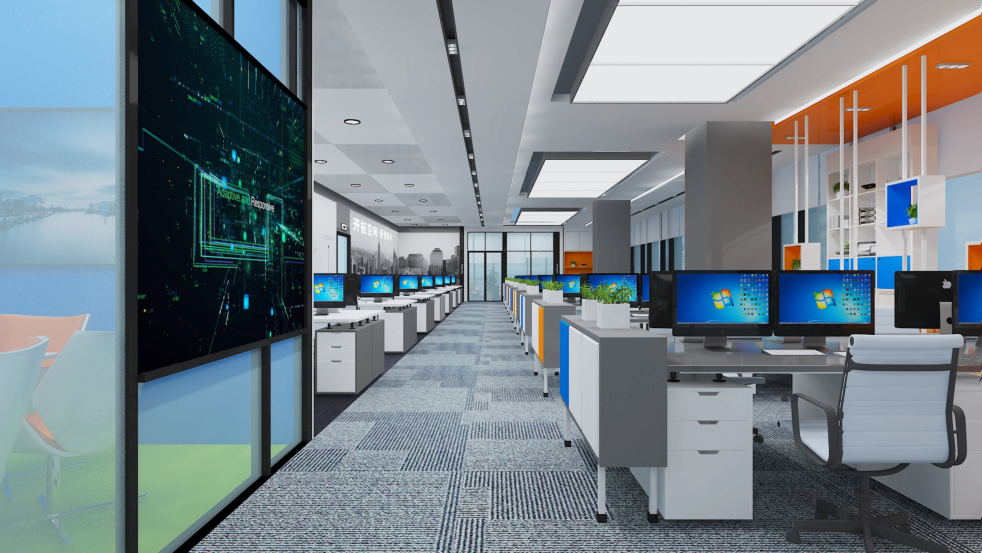 展示與辦公銜接一體的多功能空間設計 展示與辦公銜接一體的多功能空間設計